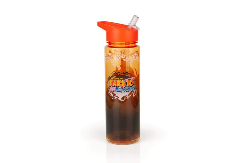 JUST FUNKY Naruto Shippuden Hokage Heroes Large Plastic Water Bottle | Features Konohagakure's 4th, 5th, And 6th Hokages | Holds 26 Ounces - Image 1